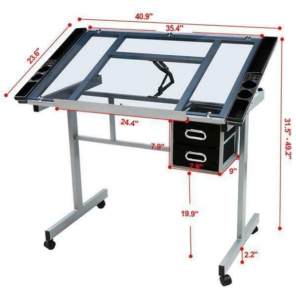 Adjustable Drafting Table Artist Craft Desk Drawing Table Home Office Desk 3 Bros Brands 267 Desk