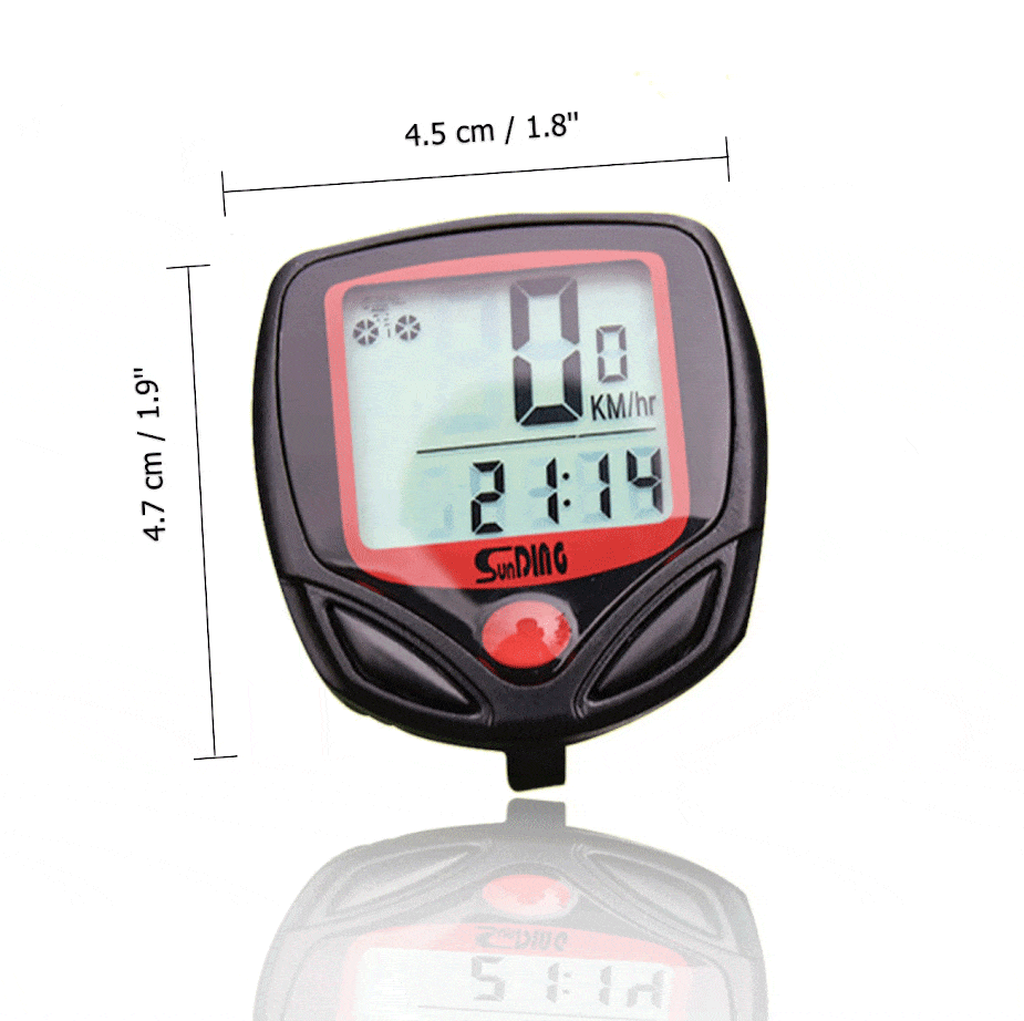 Bike Speedometer Waterproof Bicycle Digital LCD Odometer 3 Bros Brands 226 Bike Speedometer
