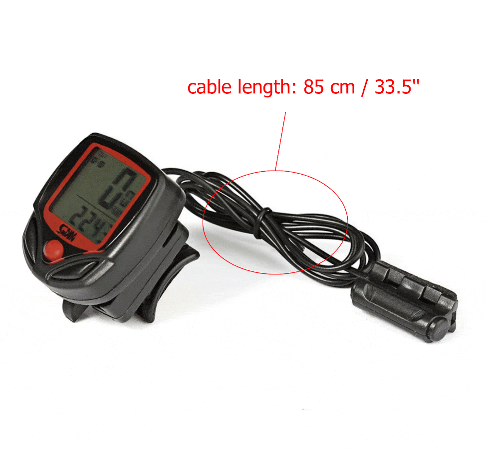 Bike Speedometer Waterproof Bicycle Digital LCD Odometer 3 Bros Brands 226 Bike Speedometer