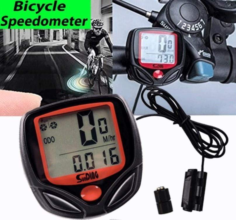 Bike Speedometer Waterproof Bicycle Digital LCD Odometer 3 Bros Brands 226 Bike Speedometer