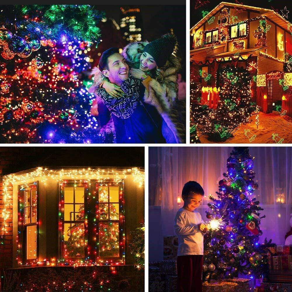 Curtain String Lights 300 LED USB Powered Waterproof Multi-Colored Lights With Remote 3 Bros Brands 221 String Lights