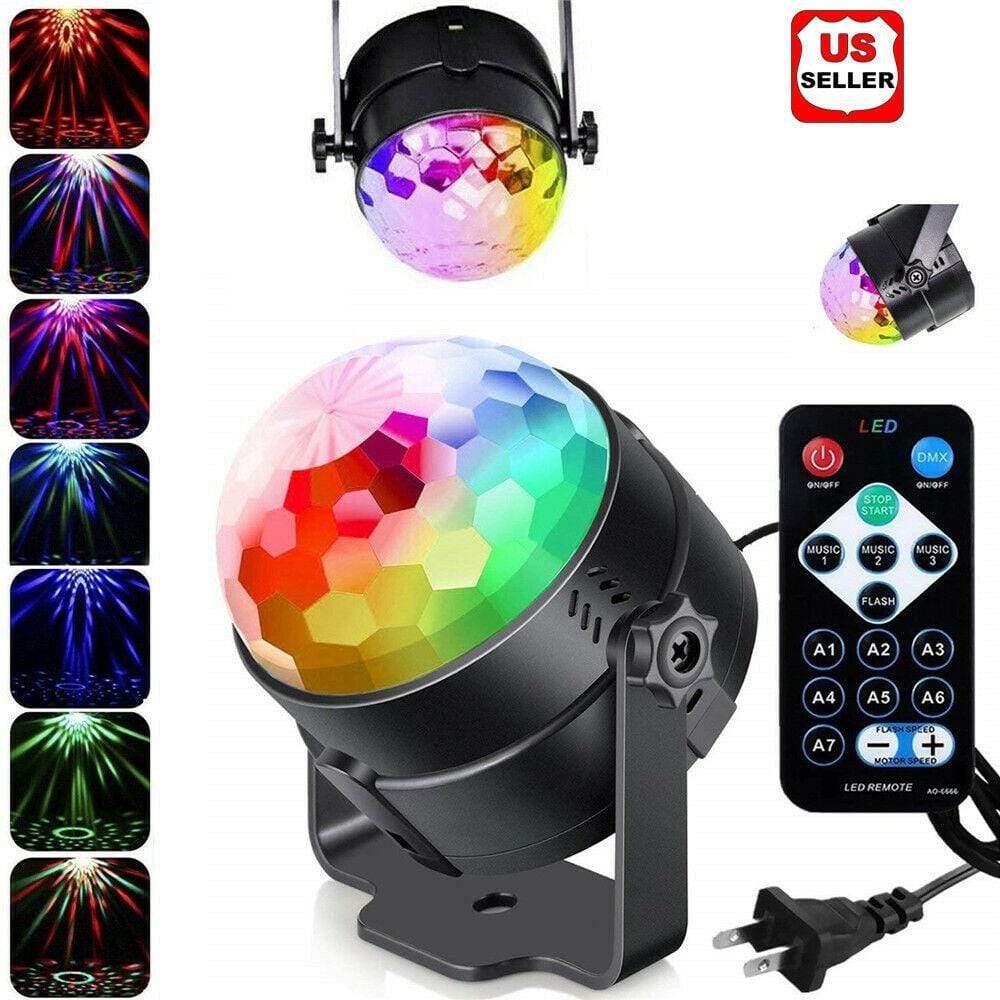 Disco Lights LED Strobe Sound Activated DJ Dance Lamp Decoration 3 Bros Brands 245 Disco Light