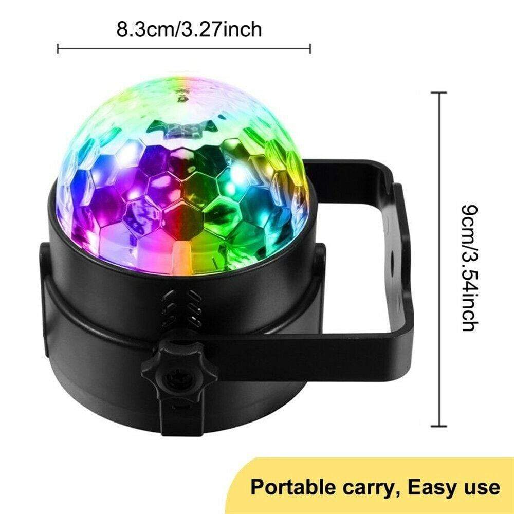 Disco Lights LED Strobe Sound Activated DJ Dance Lamp Decoration 3 Bros Brands 245 Disco Light