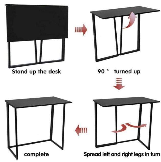 Folding Desk Computer Writing Laptop Table Workstation Home Office Desk 3 Bros Brands 145 Desk