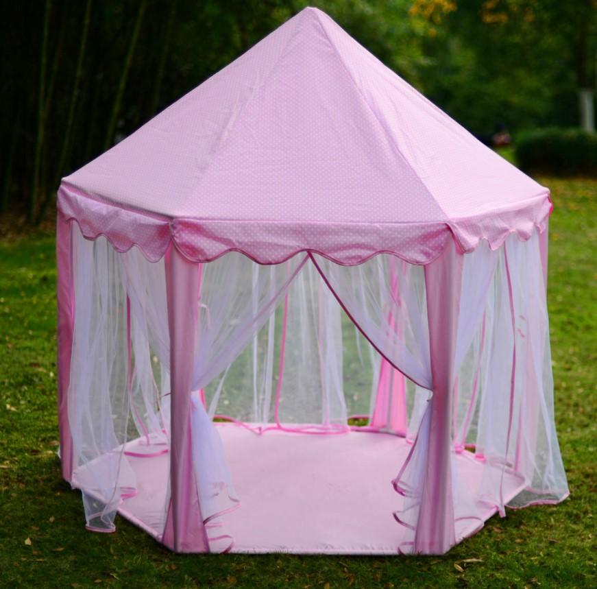 Kids Play Tent Princess Castle Indoor/Outdoor Play Tent 3 Bros Brands 190 Play Tent