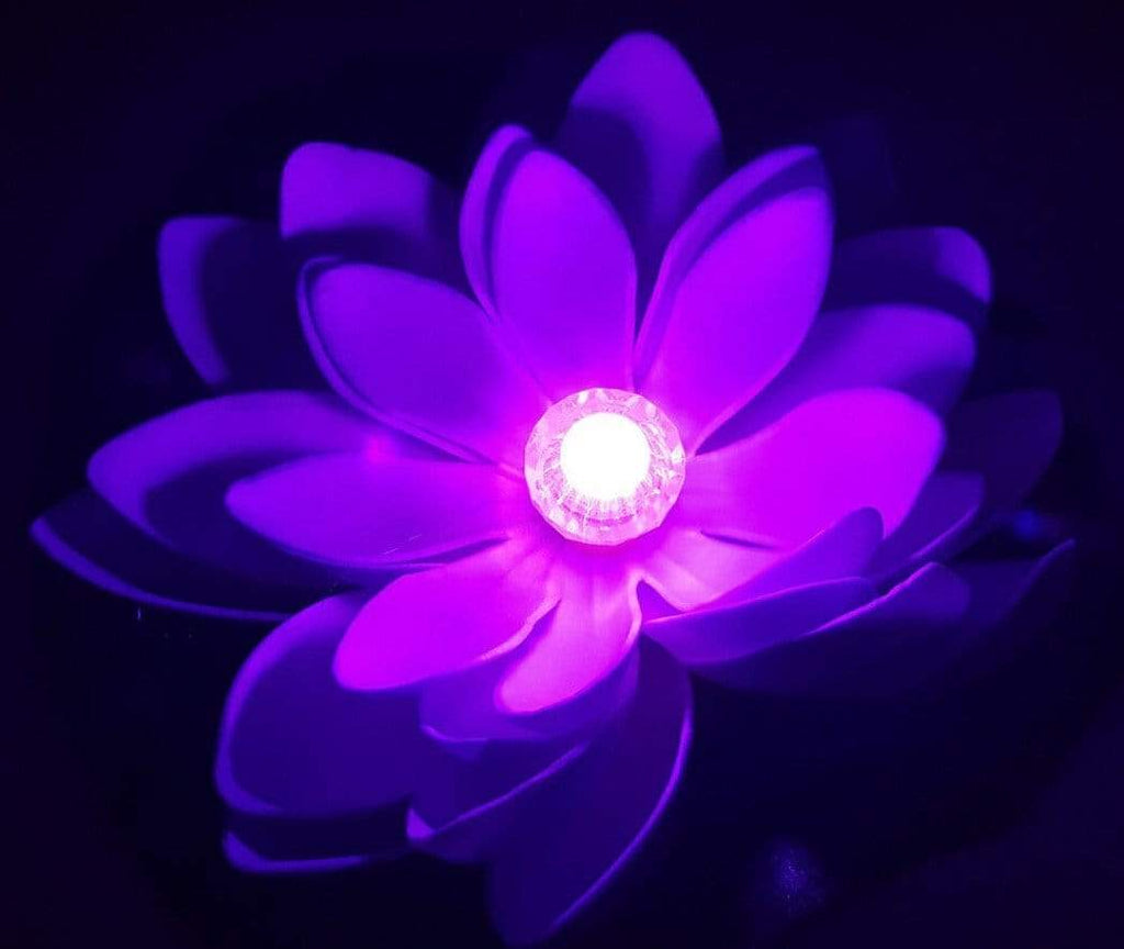 LED Floating Lily Pad Color-Changing Water Floating Light 3 Bros Brands Floating Light