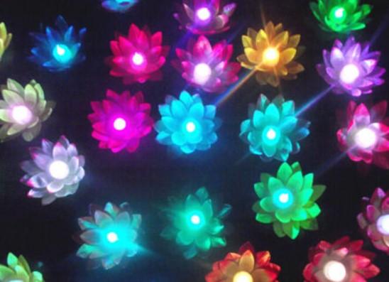 LED Floating Lily Pad Color-Changing Water Floating Light 3 Bros Brands Floating Light