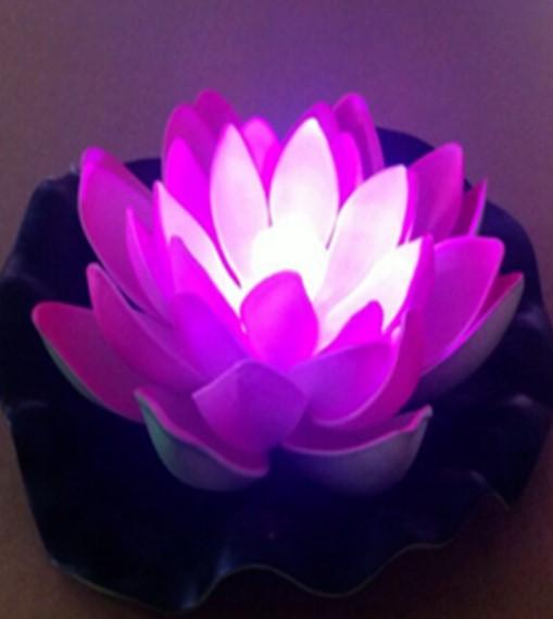 LED Floating Lily Pad Color-Changing Water Floating Light 3 Bros Brands Floating Light