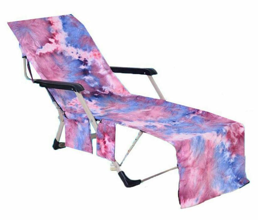 Lounge Chair Cover Tie Dye Beach Chair Cover 3 Bros Brands 151-purple Chair Cover