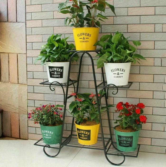 Metal Flower Pot Plant Stand 6 Tier Multilayer Shelf Rack 3 Bros Brands 110 Plant Stand