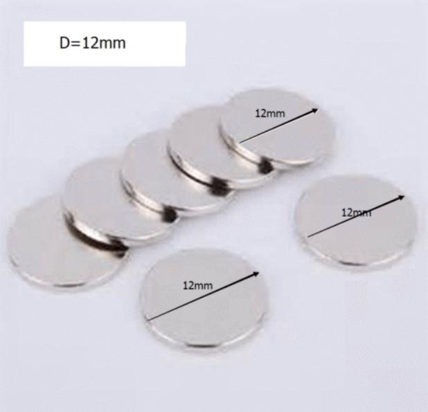 Neodymium Magnets Set of 100 Round Disc 12mm X 2mm 3 Bros Brands 210 Magnets