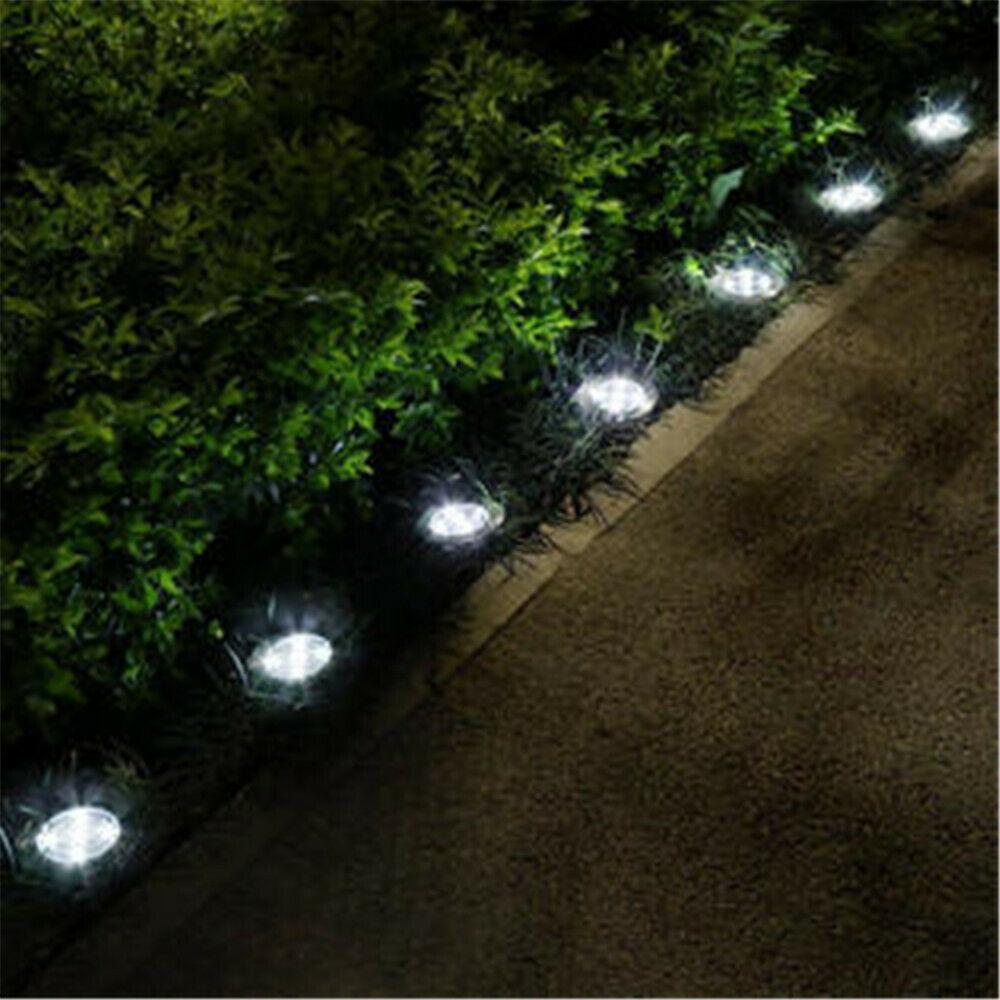 Solar Powered 8 LED Landscape Lights Set of 4 3 Bros Brands 253 Solar Lights