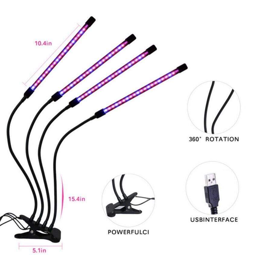 SolarBros™ Grow Light LED Indoor Plant Growing Flexible Lamp 3 Bros Brands Electrical Equipment & Supplies