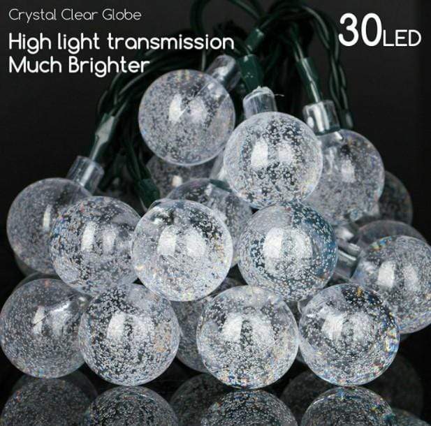 String Lights Solar Powered 30 LED Light Waterproof Light Set 3 Bros Brands 102 String Lights