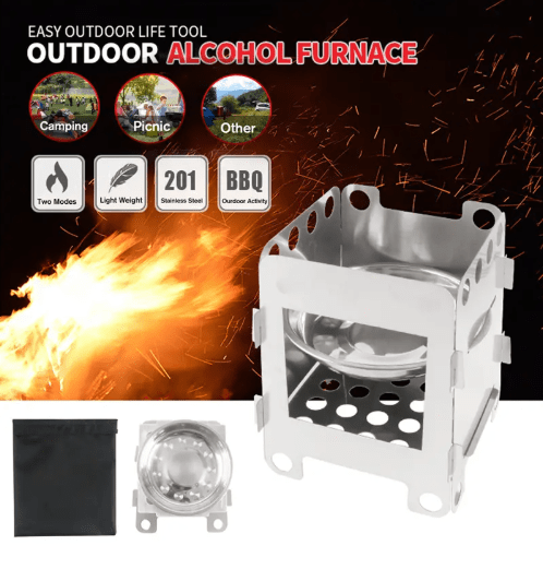 TrekX™ Outdoor Portable Cooking Stove Stainless Steel BBQ 3 Bros Brands outdoorstove Outdoors & Sports