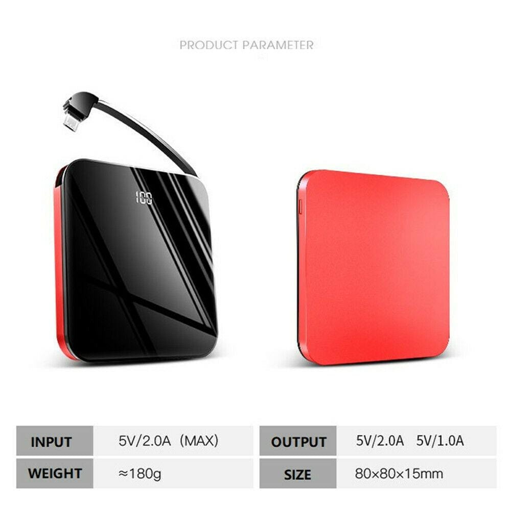 UltraThin Dual USB Portable Power Bank 20000mAh External Battery Backup Charger 3 Bros Brands 262 Portable Charger