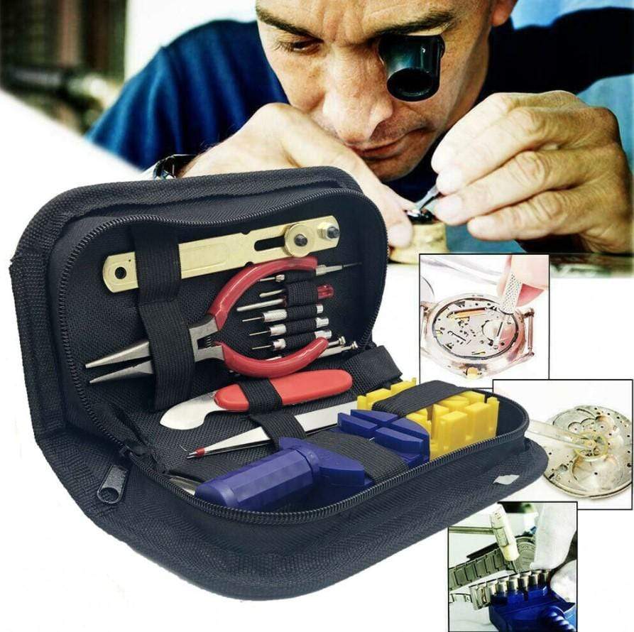 Watch Repair Tool Kit 16 Piece With Case 3 Bros Brands 196 Tool Kit