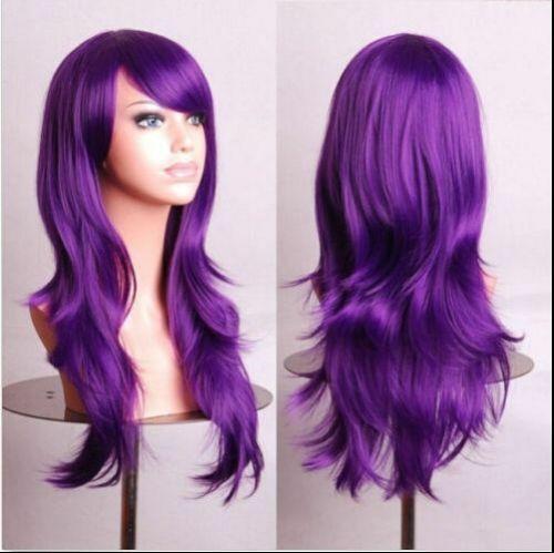 Wig For Halloween, Cosplay, Fashion 27.5" Full Hair Wavy Anime Wig 3 Bros Brands Wig